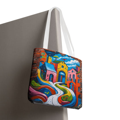 Artistic Surge - Eco-Friendly Canvas Tote Bag - HOUSES
