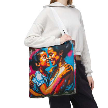 Artistic Surge - Eco-Friendly Canvas Tote Bag - SMILING HUG