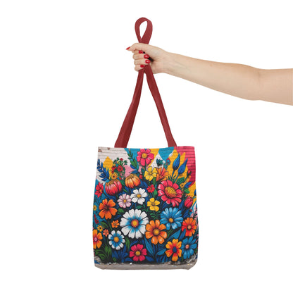 Artistic Surge - Eco-Friendly Canvas Tote Bag - FLOWERS