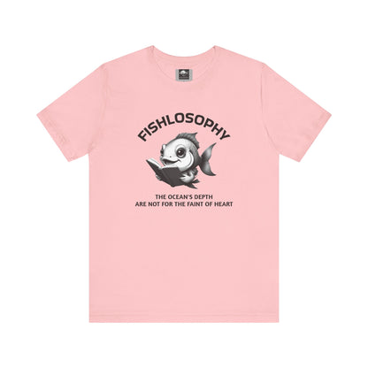 Fishlosophy Unisex Jersey Short Sleeve Tee –  The Ocean' depth is not for the faint of heart