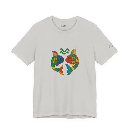 PISCES - T-shirt, The Zodiac in Colors