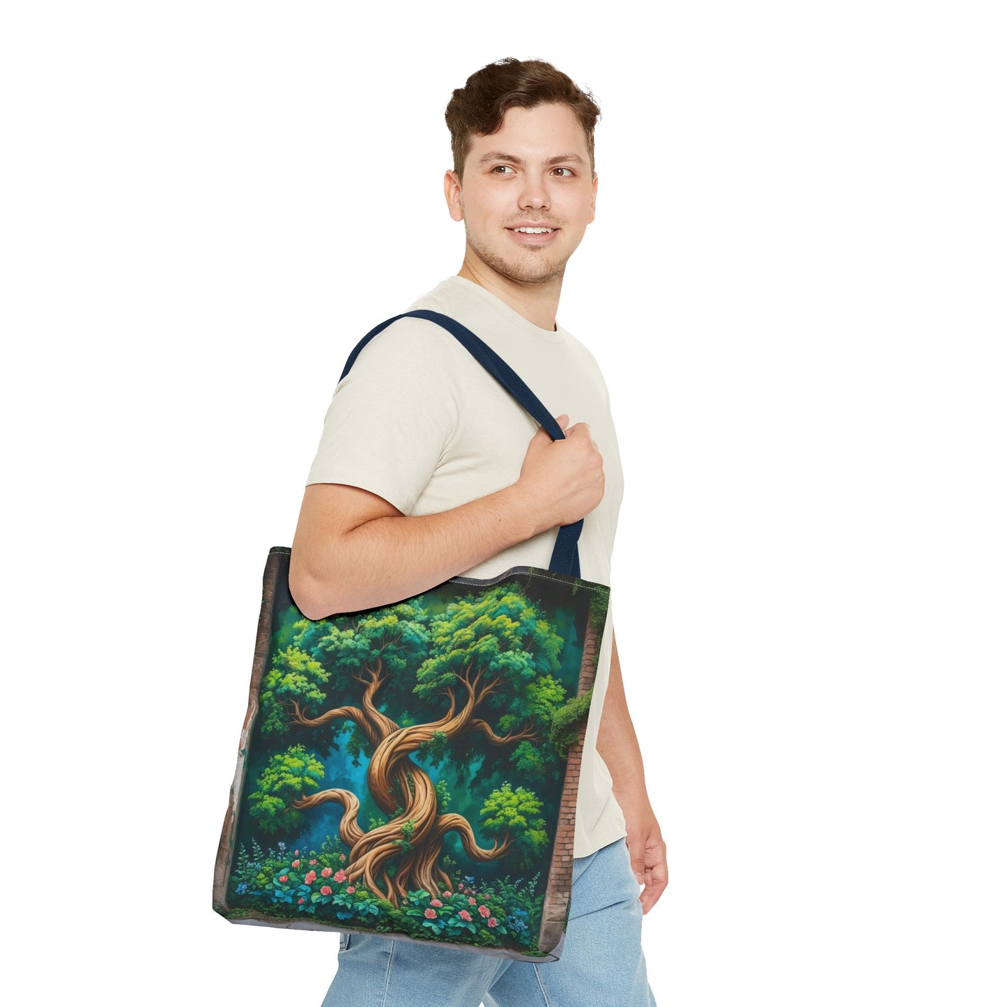 Artistic Surge - Eco-Friendly Canvas Tote Bag - TREE