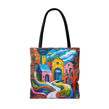 Artistic Surge - Eco-Friendly Canvas Tote Bag - HOUSES