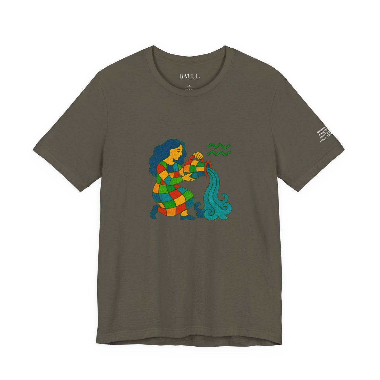 AQUARIUS - T-shirt, The Zodiac in Colors