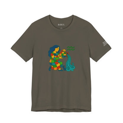 AQUARIUS - T-shirt, The Zodiac in Colors