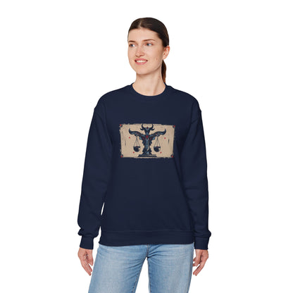 Libra - Gothic Zodiac Blue Sweatshirt