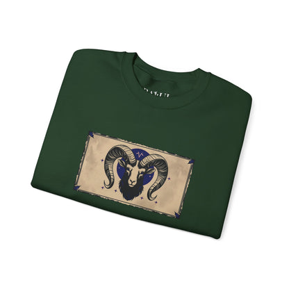 Aries - Gothic Zodiac Blue Sweatshirt