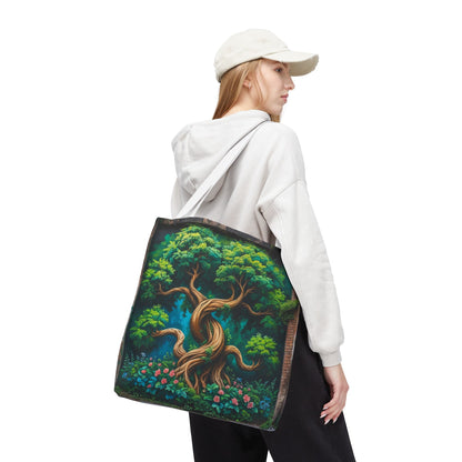 Artistic Surge - Eco-Friendly Canvas Tote Bag - TREE