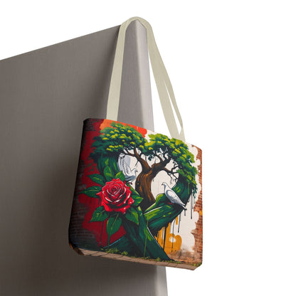 Artistic Surge - Eco-Friendly Canvas Tote Bag - ROSE