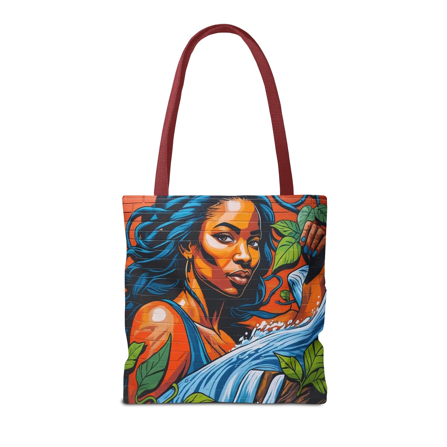Artistic Surge - Eco-Friendly Canvas Tote Bag - WOMAN WITH WATER