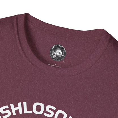 Fishlosophy Unisex T-Shirt - Ocean Vibes and Life's Questions Design - PEARLS OF WISDOM FROM THE FISH WORLD