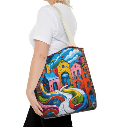 Artistic Surge - Eco-Friendly Canvas Tote Bag - HOUSES