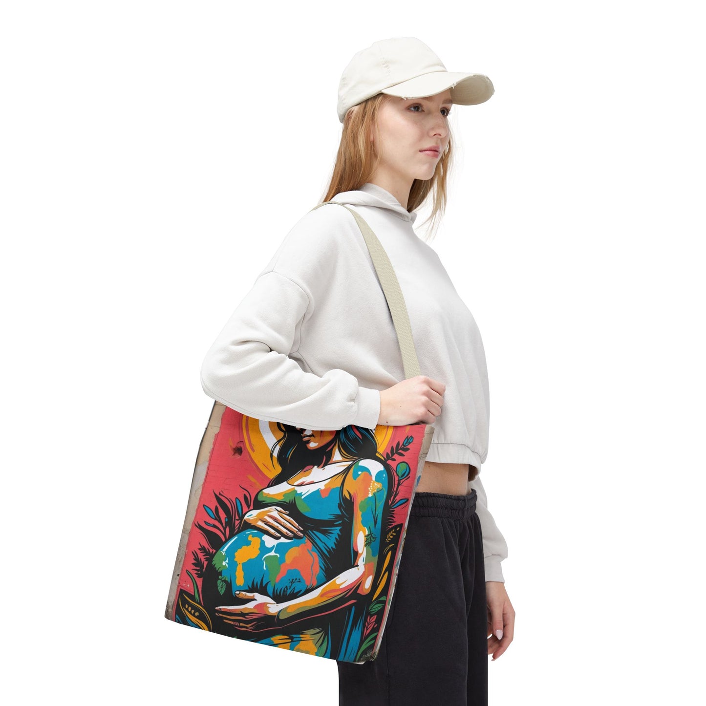 Artistic Surge - Eco-Friendly Canvas Tote Bag - MATERNITY