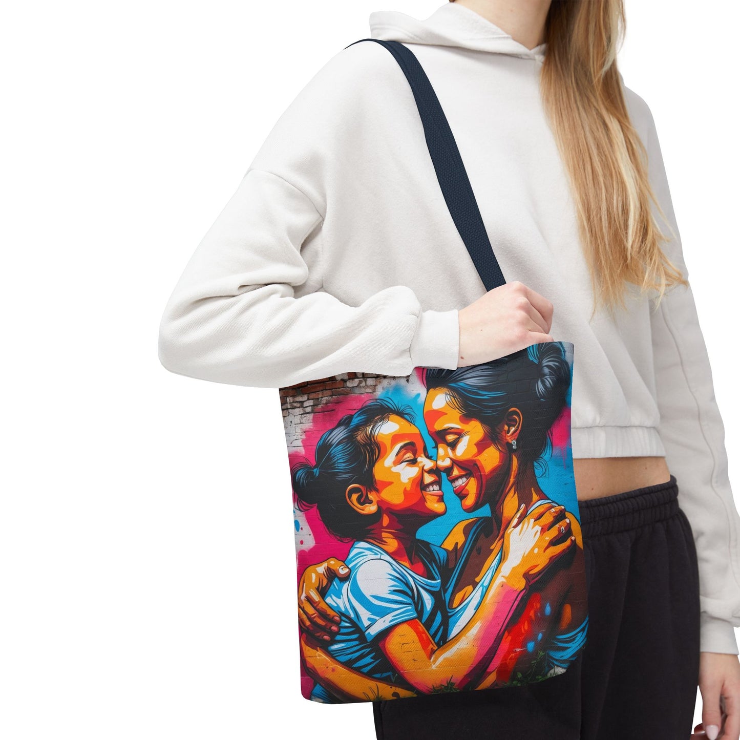 Artistic Surge - Eco-Friendly Canvas Tote Bag - SMILING HUG