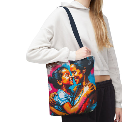 Artistic Surge - Eco-Friendly Canvas Tote Bag - SMILING HUG