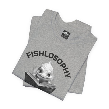 Fishlosophy Unisex Jersey Short Sleeve Tee –  The Early Worms Get Eaten First