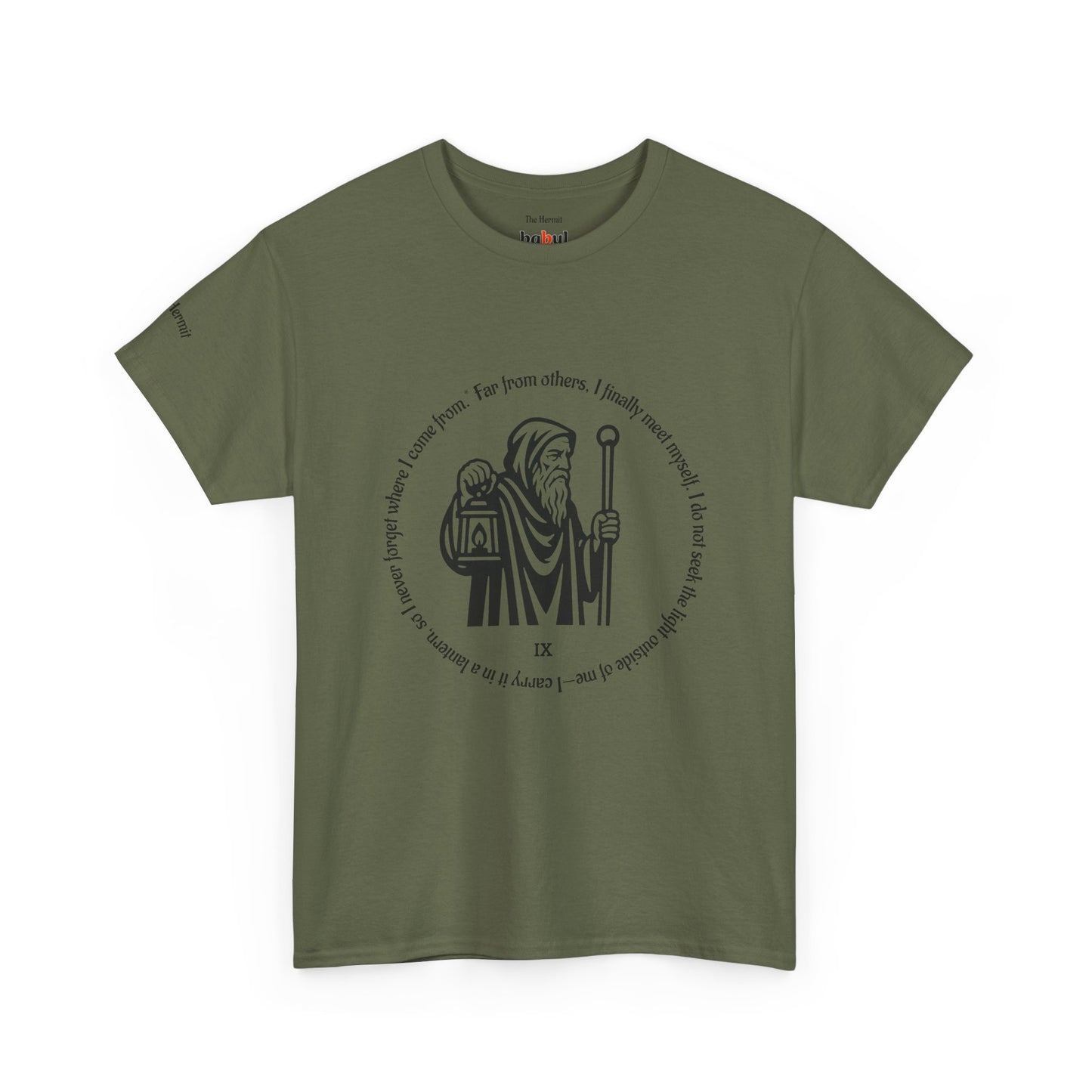 The Hermit - ArcanaPop T-Shirt – Where Tarot Magic Meets Pop Art