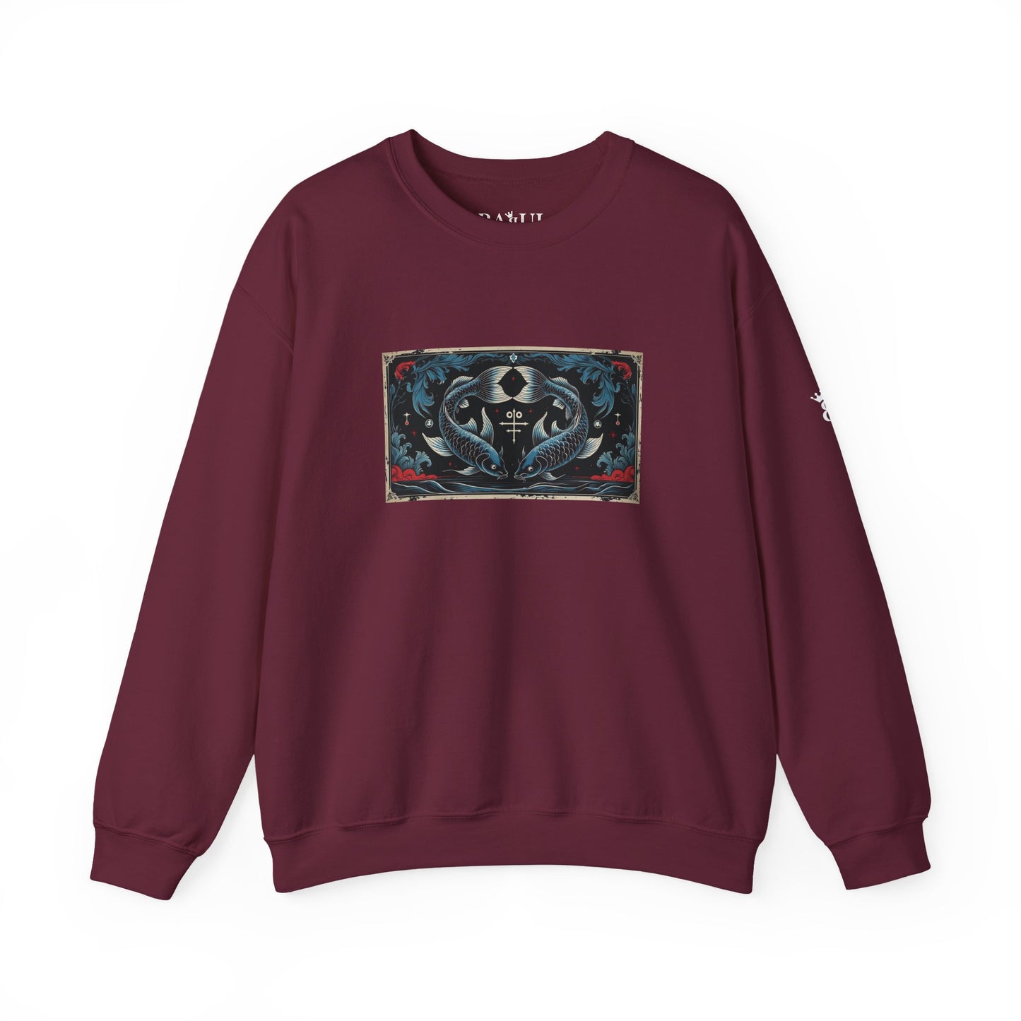 Pisces - Gothic Zodiac Blue Sweatshirt