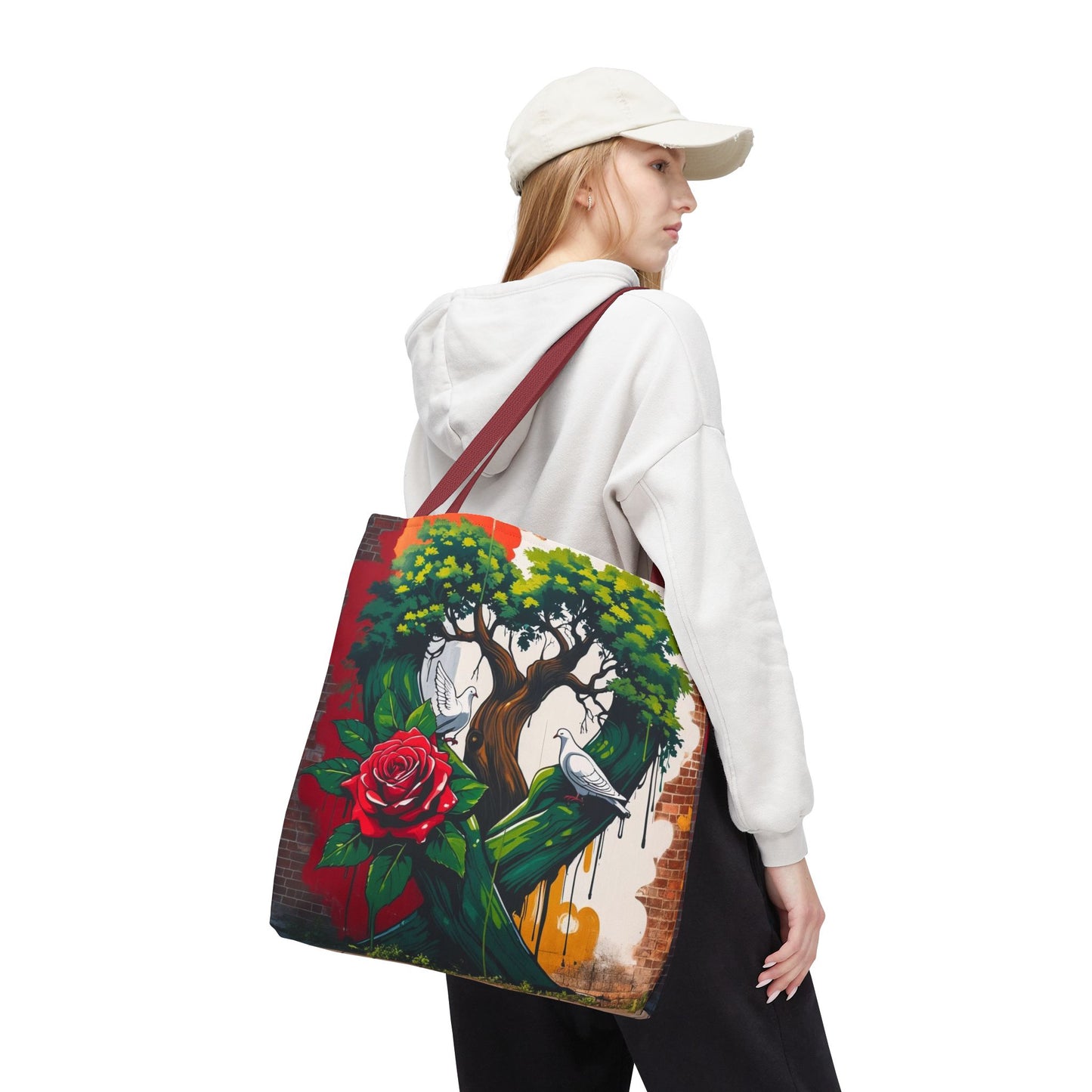 Artistic Surge - Eco-Friendly Canvas Tote Bag - ROSE