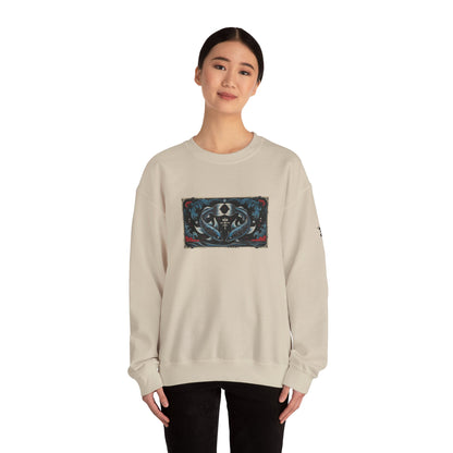 Pisces - Gothic Zodiac Blue Sweatshirt