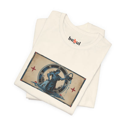 Aquarius - Gothic Zodiac T-Shirt. Zodiac in the Shadows