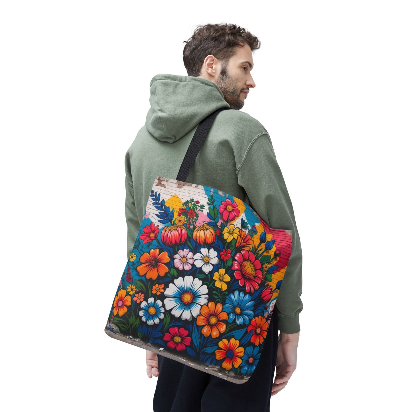 Artistic Surge - Eco-Friendly Canvas Tote Bag - FLOWERS