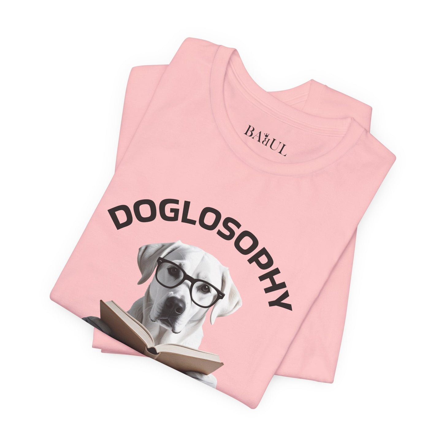 Doglosophy Unisex Jersey Short Sleeve Tee –  "Dogs don't have all the answers" Design