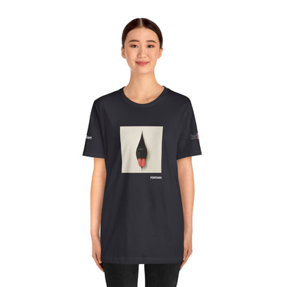 DOGART Unisex Jersey Dog T-Shirt - FONTANA - Iconic Painting Reimagined with Dogs