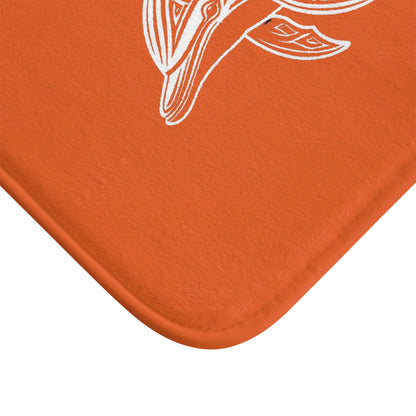 Tribal Bath Mat. Ocean Energy, Tribal Style
