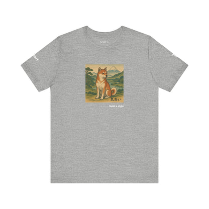 DOGART Unisex Jersey DOG T-Shirt - SUMI-E STYLE - Iconic Painting Reimagined with Dogs