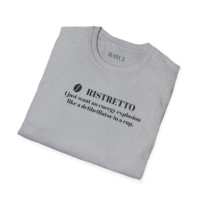 CoffeeTherapy T-Shirt – Irony Is the Best Cure (Right After Coffee)