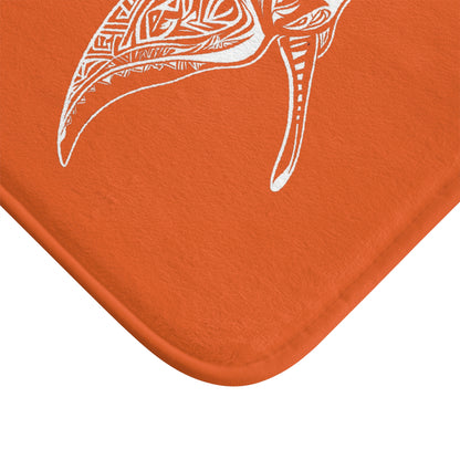 Tribal Bath Mat. Ocean Energy, Tribal Style