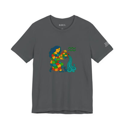 AQUARIUS - T-shirt, The Zodiac in Colors