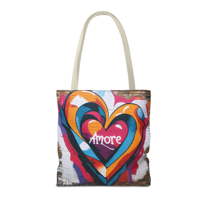 Artistic Surge - Eco-Friendly Canvas Tote Bag - HEART