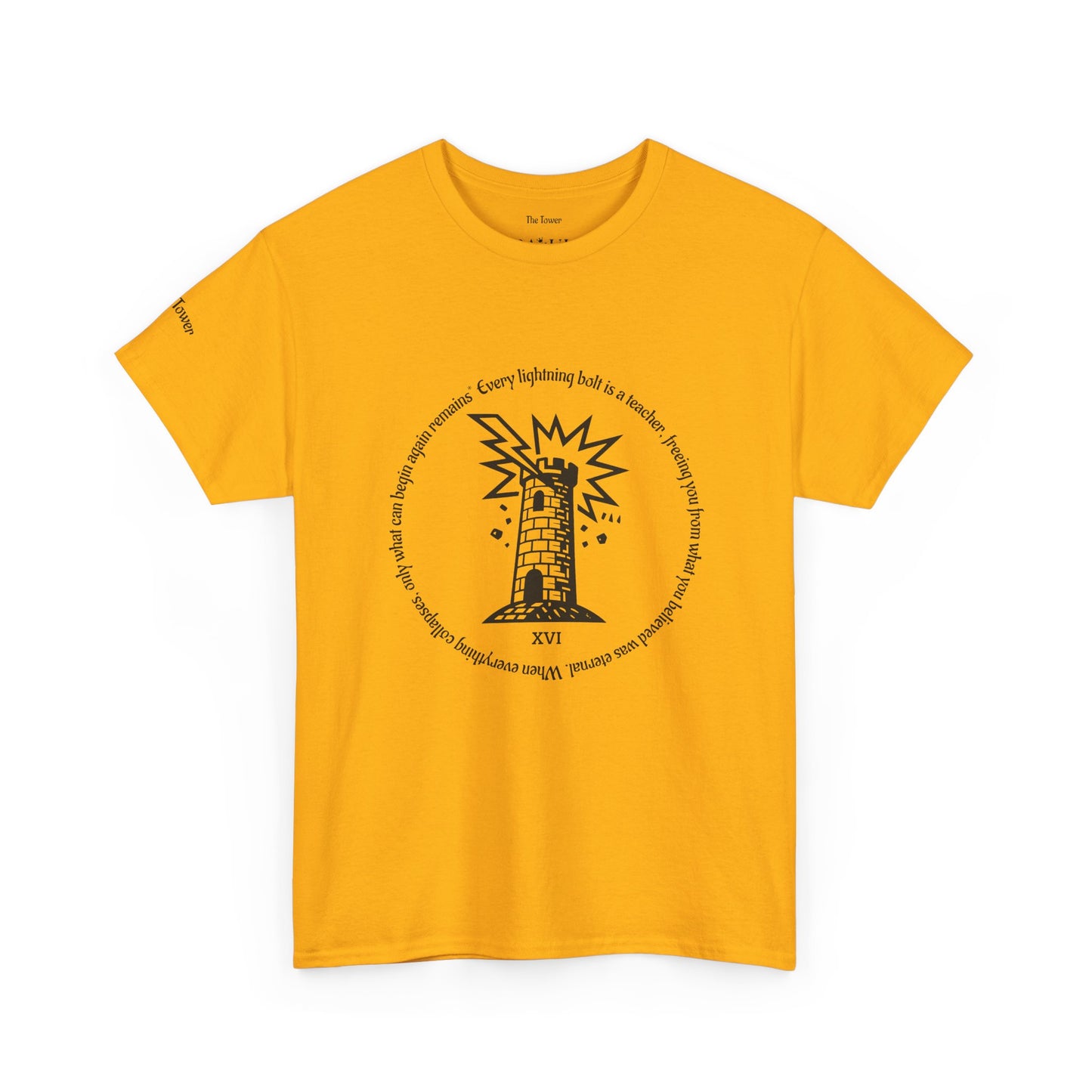 The Tower - ArcanaPop T-Shirt – Where Tarot Magic Meets Pop Art