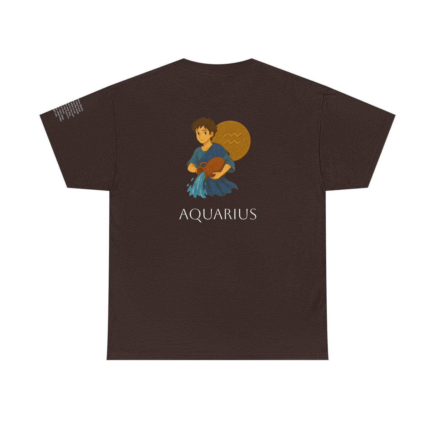 AQUARIUS - Dreamy Zodiac T-Shirts – The Magic of the Stars in Ghibli Style
