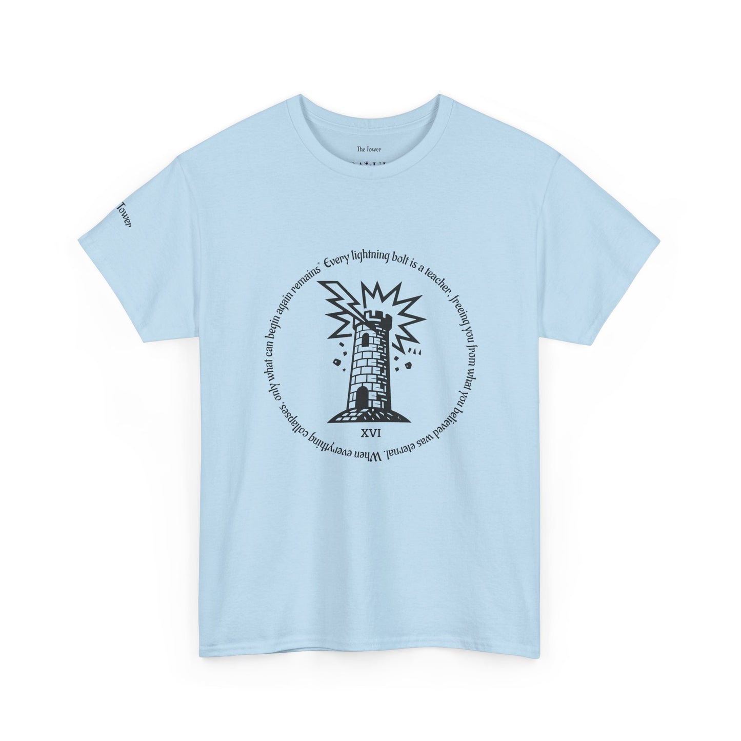 The Tower - ArcanaPop T-Shirt – Where Tarot Magic Meets Pop Art