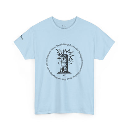 The Tower - ArcanaPop T-Shirt – Where Tarot Magic Meets Pop Art
