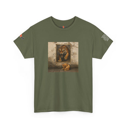 Rebel Graphic Tee - Unisex Heavy Cotton T-Shirt for the Wild at Heart. Rebel Tees, Born to Be Worn