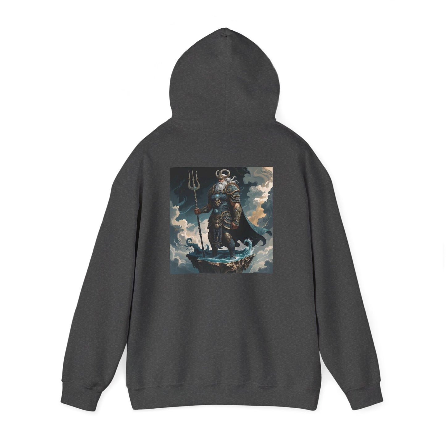 Dark Myths Sweatshirt – Greek Deities, Gothic Fantasy - Poseidon