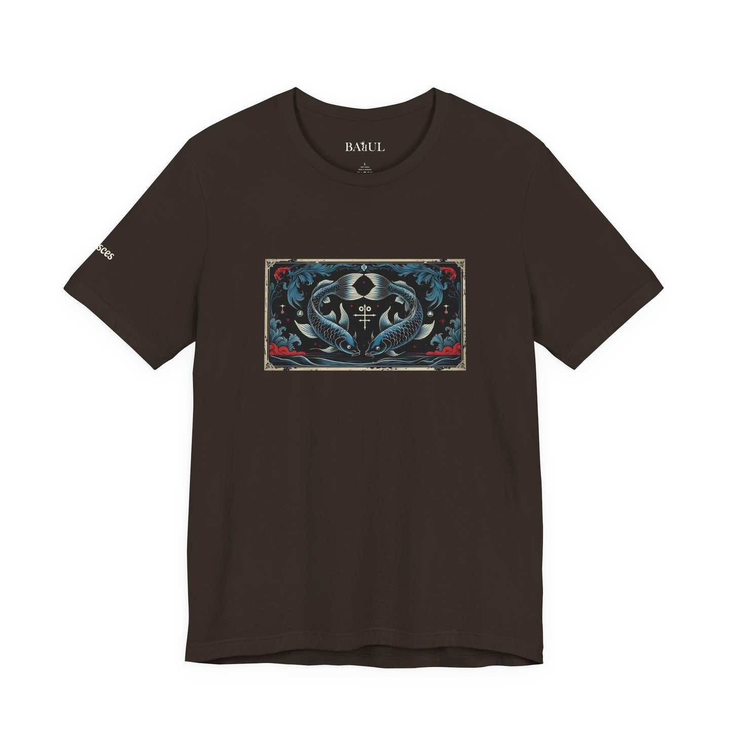 Pisces - Gothic Zodiac T-Shirt. Zodiac in the Shadows