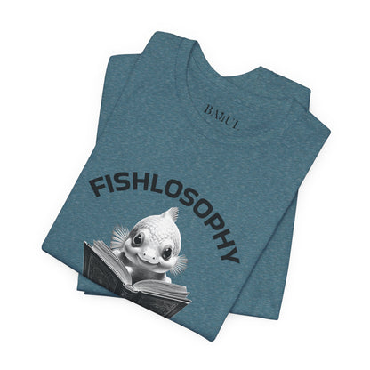 Fishlosophy Unisex Jersey Short Sleeve Tee –  The Early Worms Get Eaten First