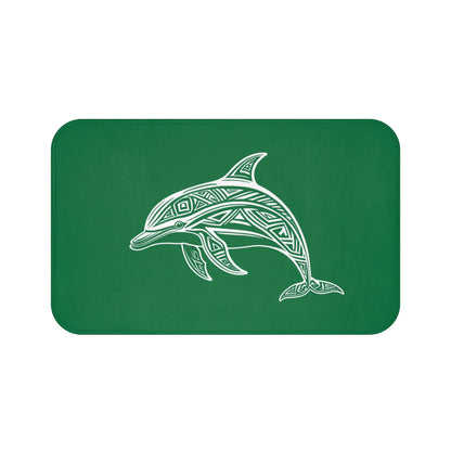 Tribal Bath Mat. Ocean Energy, Tribal Style