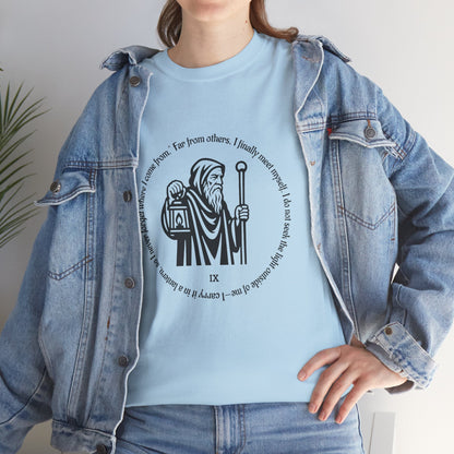 The Hermit - ArcanaPop T-Shirt – Where Tarot Magic Meets Pop Art