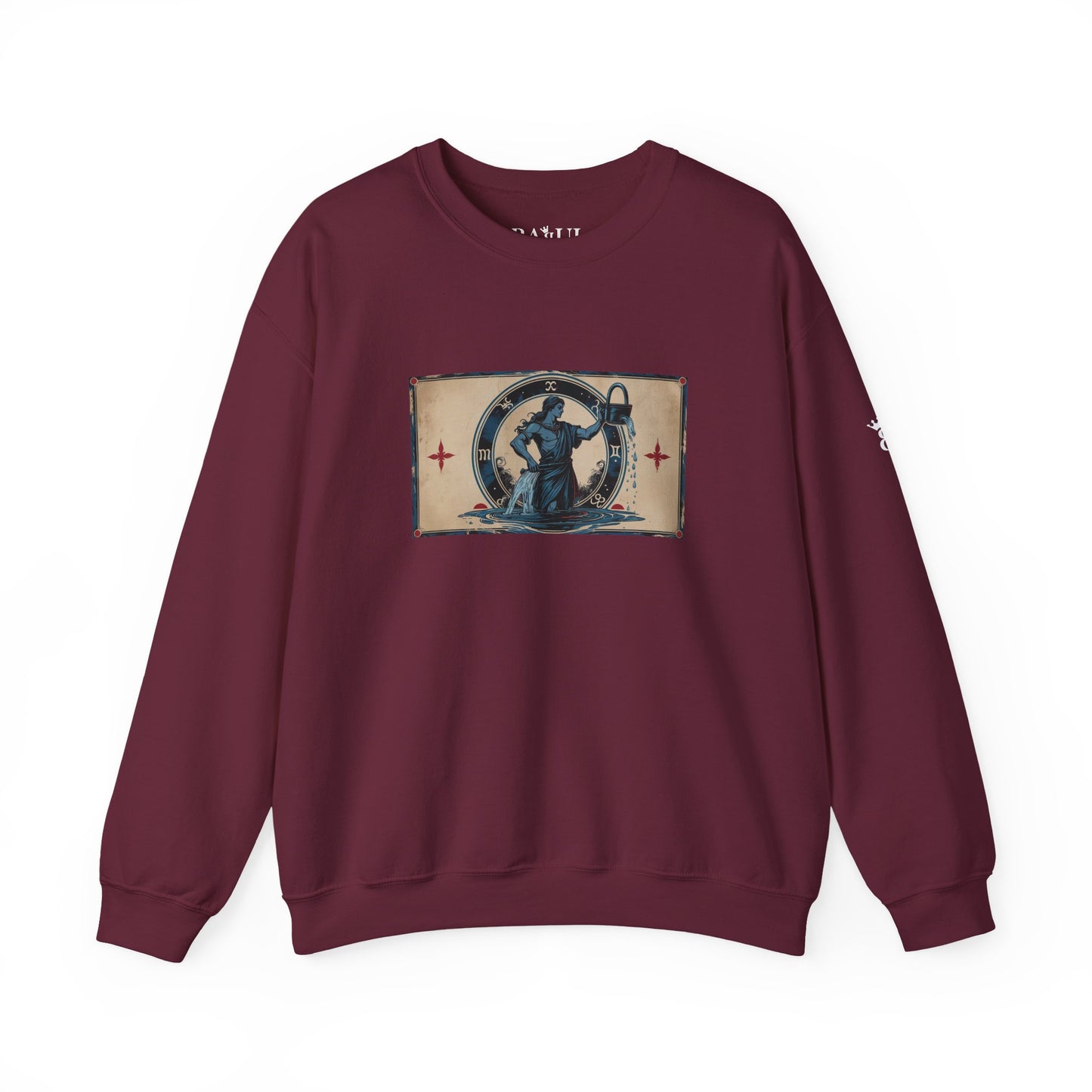 Aquarius - Gothic Zodiac Blue Sweatshirt