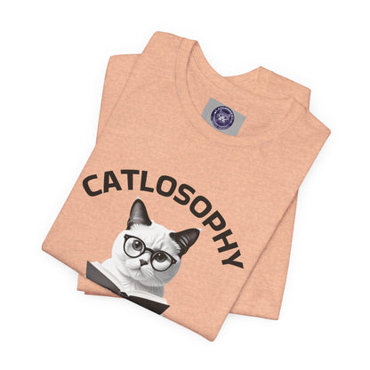 Catlosophy Unisex Jersey Short Sleeve Tee –  "Resting isn't Lazy" Design