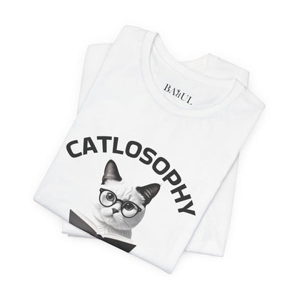 Catlosophy Unisex Jersey Short Sleeve Tee –  "Resting isn't Lazy" Design