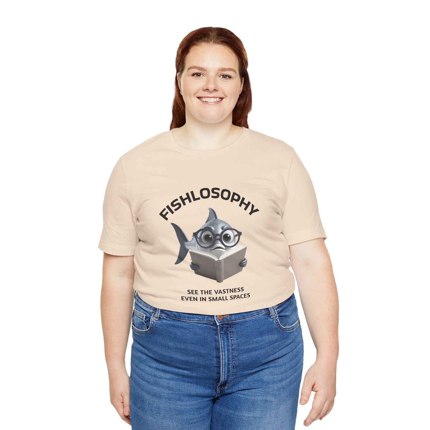 Fishlosophy Unisex Jersey Short Sleeve Tee –  See the vastness even in small spaces