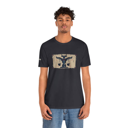 Libra - Gothic Zodiac T-Shirt. Zodiac in the Shadows