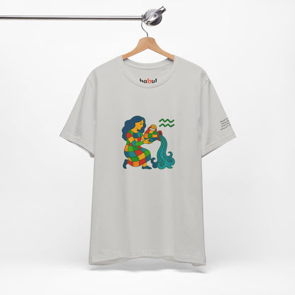 AQUARIUS - T-shirt, The Zodiac Signs According to Saint Phalle